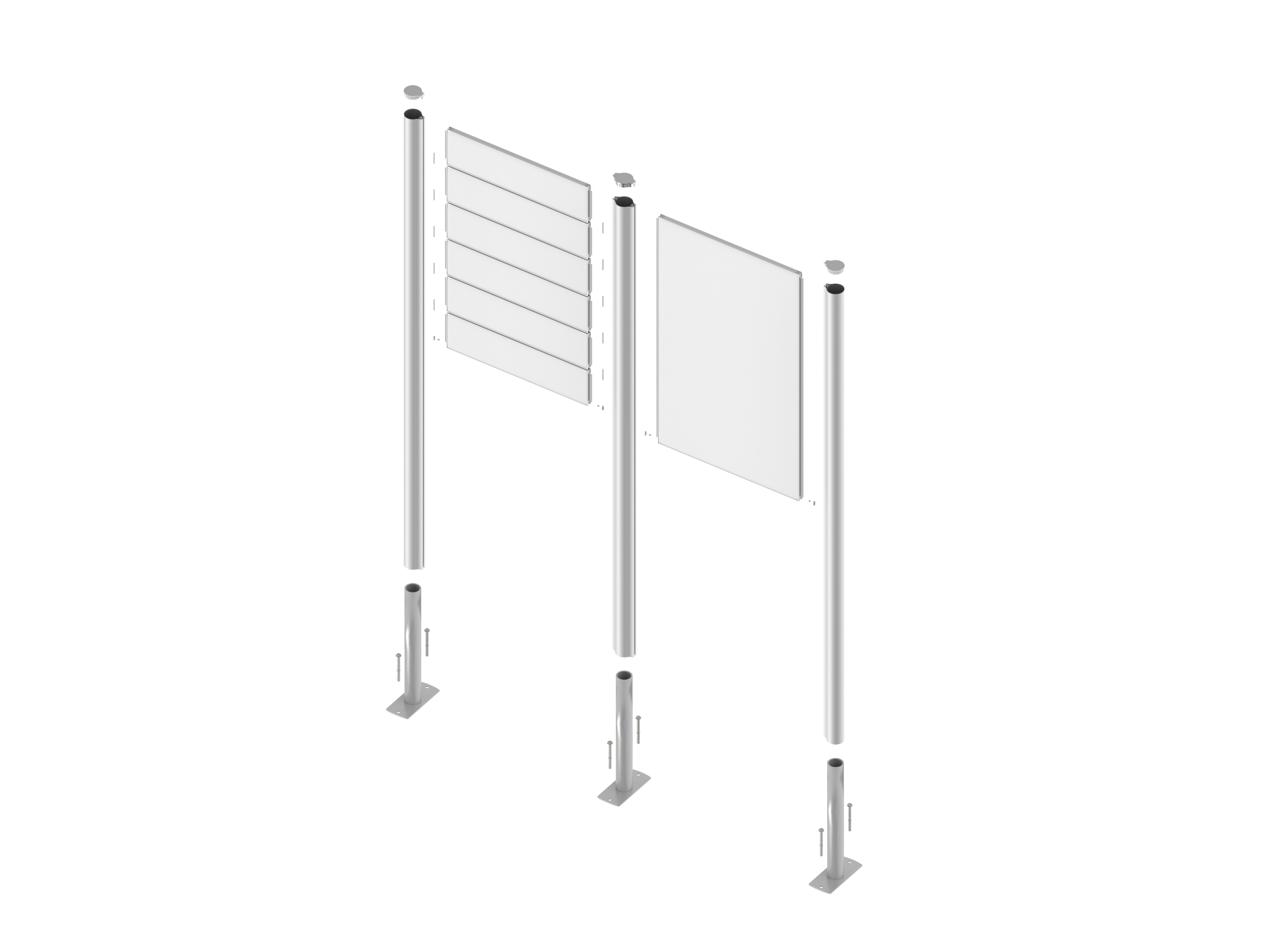 signcode eXtern floor Aufschraubhuelse