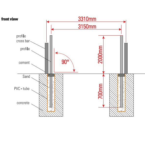 Monsterframe freestanding