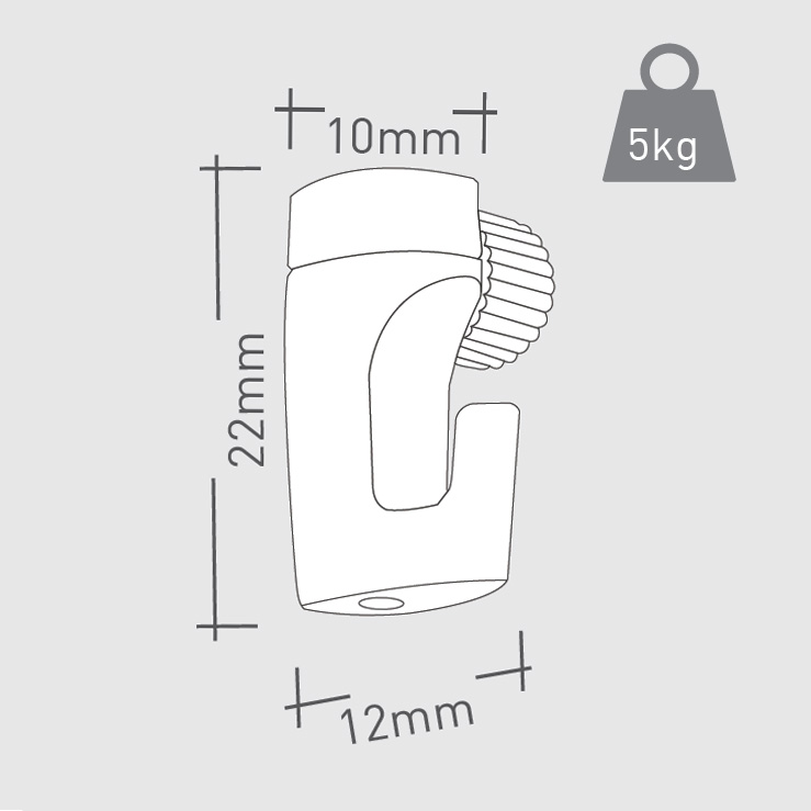 New art hook with screw