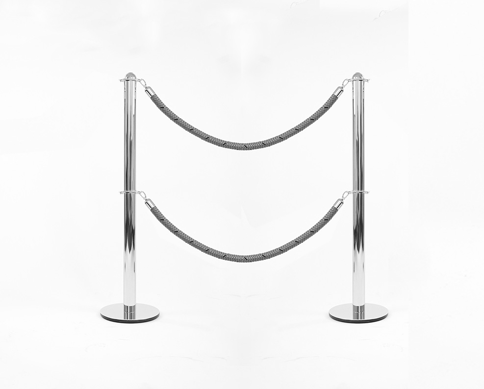 Design crowd control | queue management with belt or rope | Made in Italy
