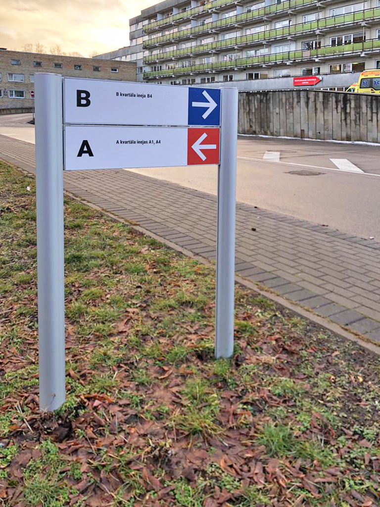 Signcode extern Floor Pfostenanker