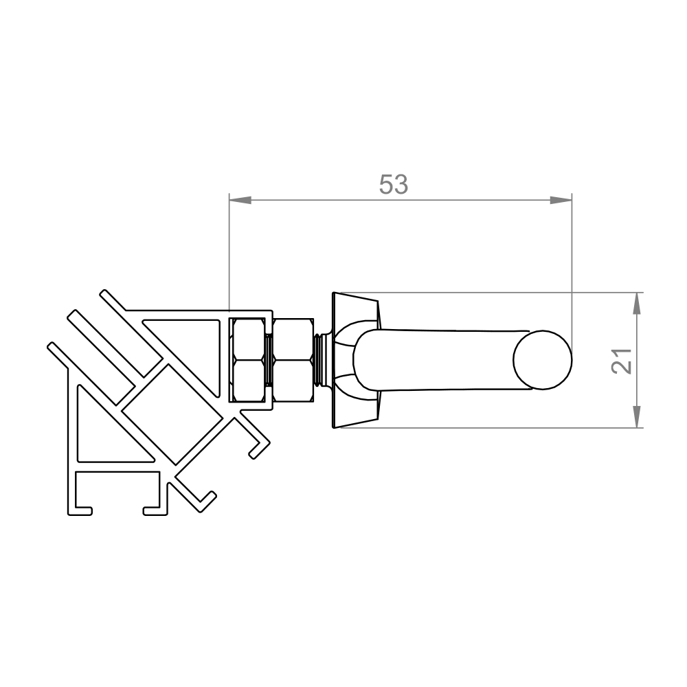 Suspension for Cubox tradeshow cube