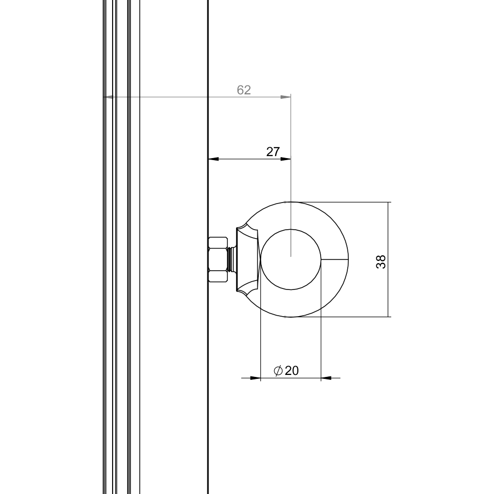 Suspension for Cubox tradeshow cube
