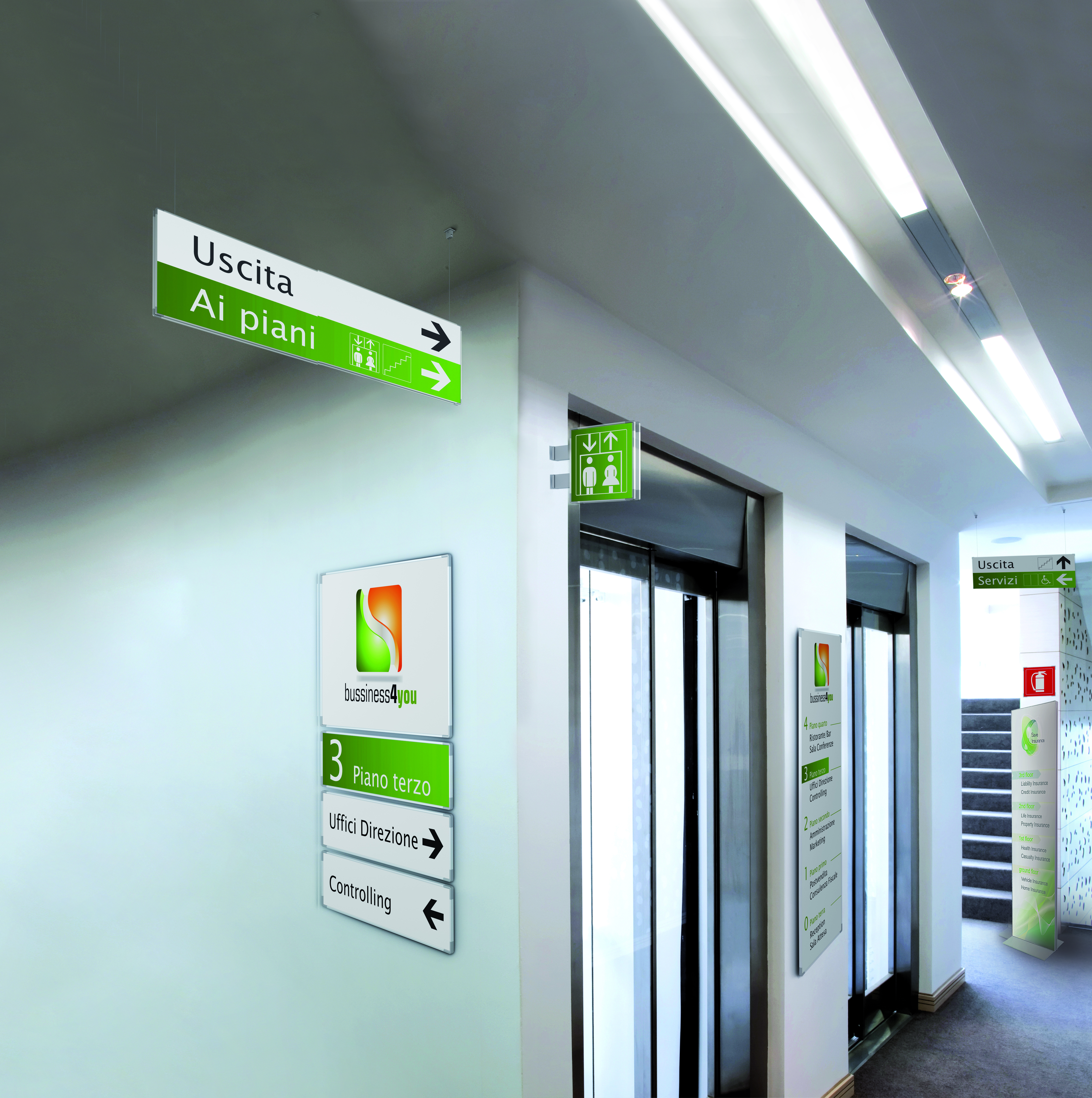 signcode panel, PS, 148mm (h)