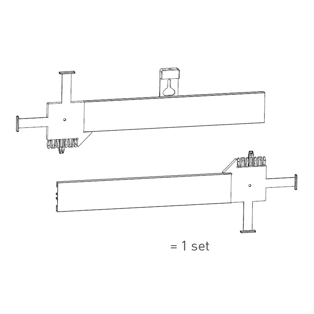 set for 1400mm, 1 set