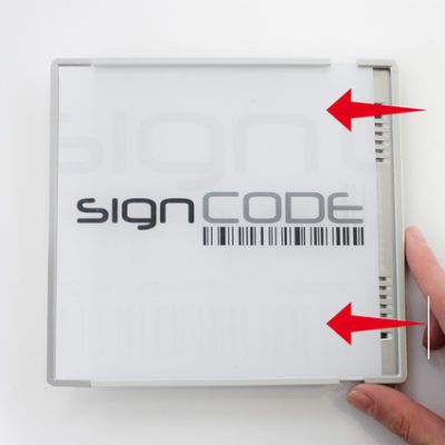 signcode side parts, 65mm (h)